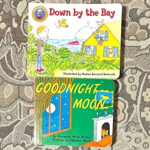 4/$20  Down By The Bay by Raffi & Goodnight Moon by M. Wise Brown Board Books